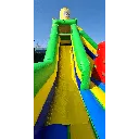 Springkasteel met glijbaan.webp