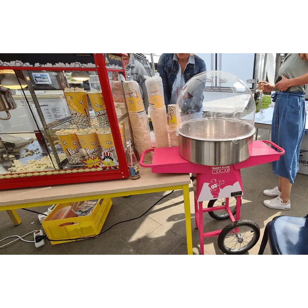 Popcorn en suikerspin machine huren.webp