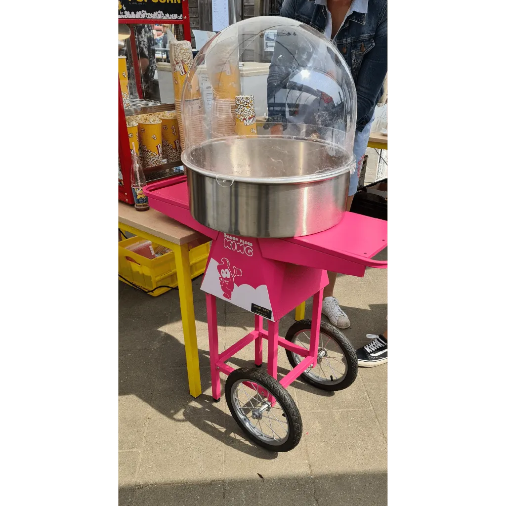 Suikerspin machine met onderstel huren.webp