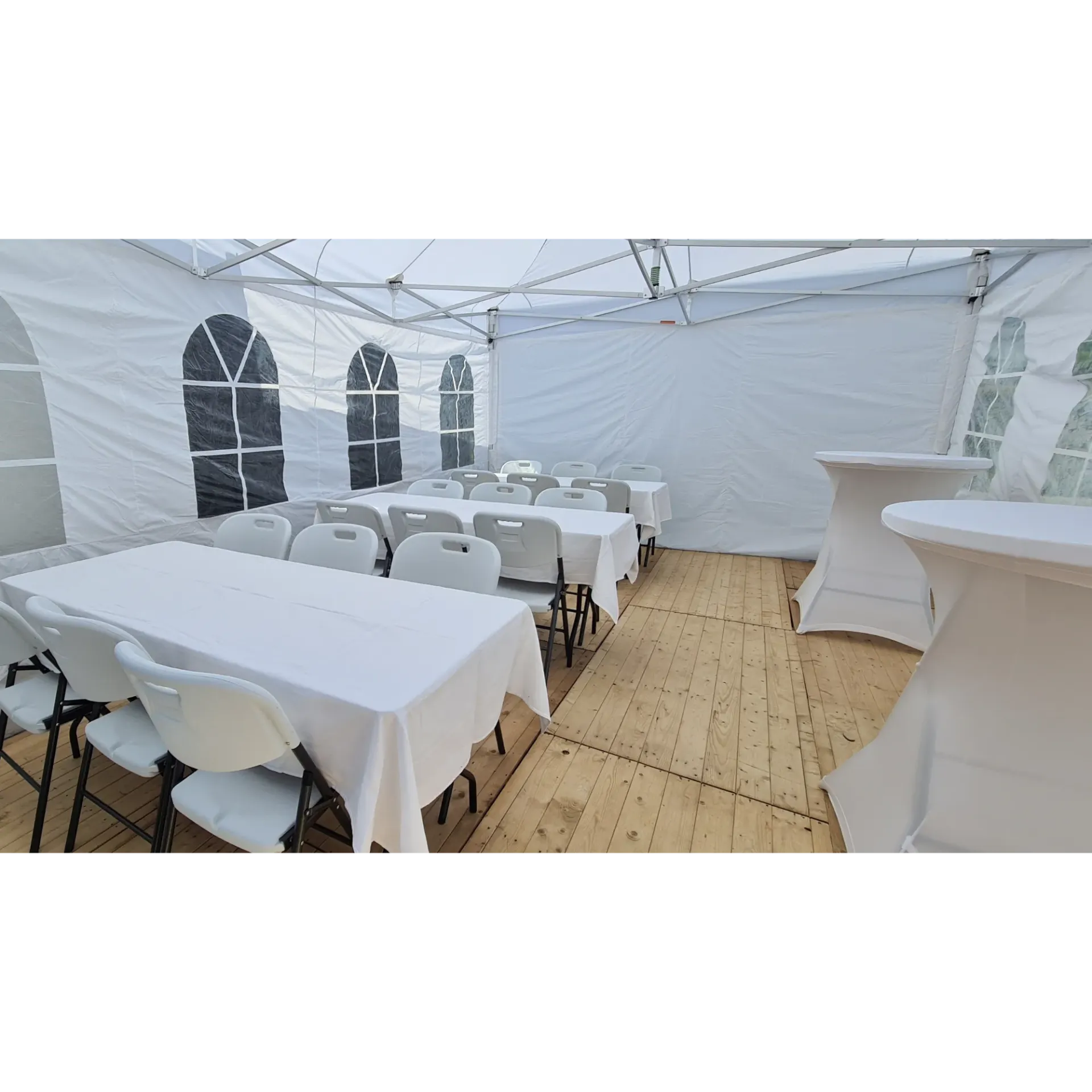 Feestpakket voor 18 personen met vouwtent