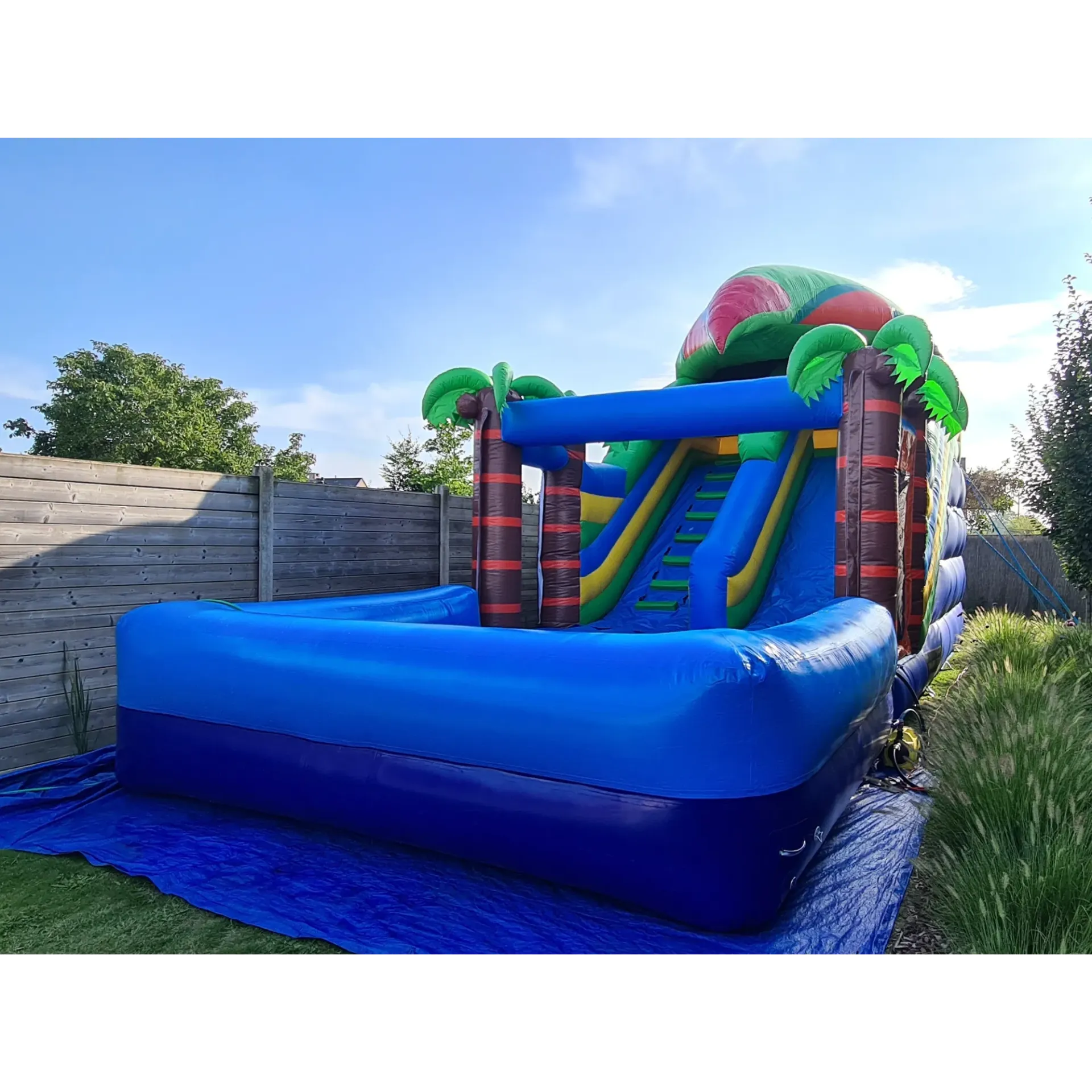 Toucan waterglijbaan met zwembad – compacte waterpret