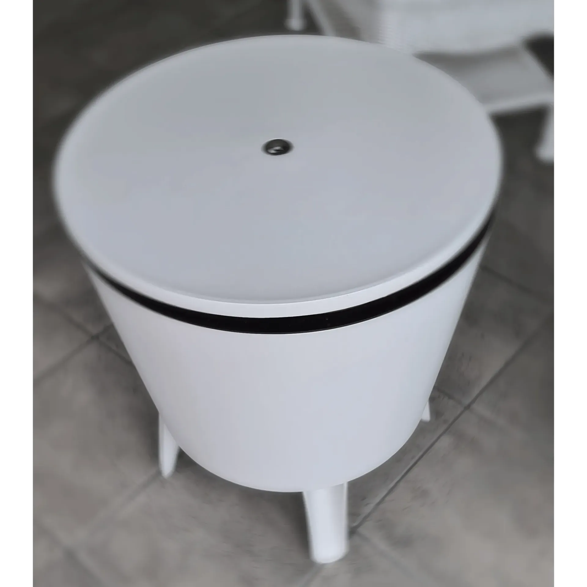 Bartafel met koelemmer wit