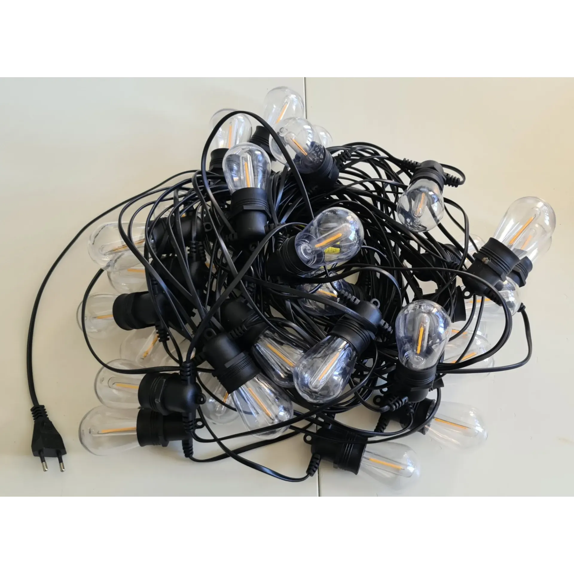 Verlichting slinger wit 39 meter 