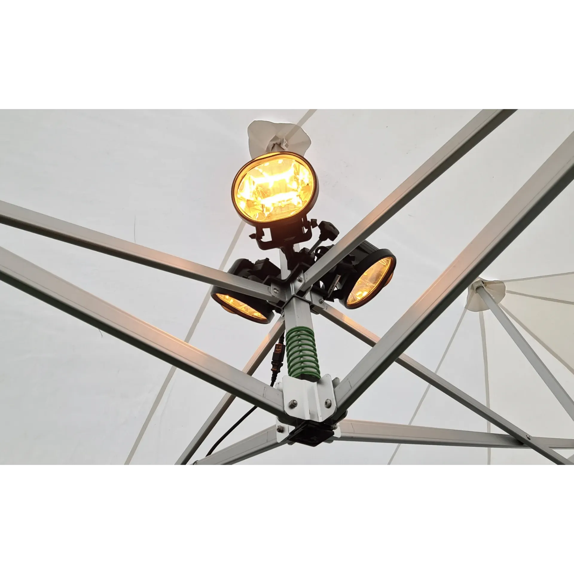 Licht- en verwarmingsset voor vouwtenten