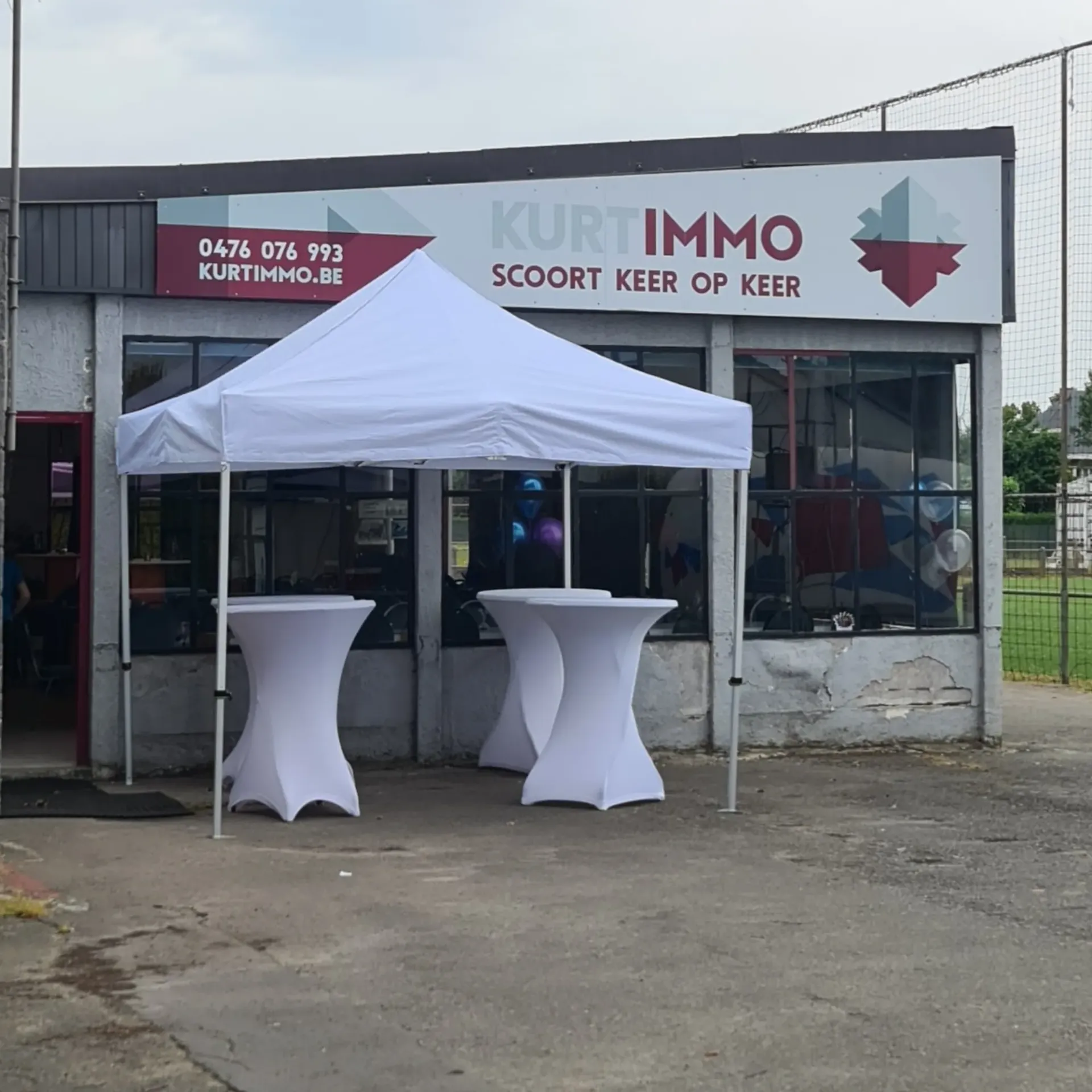 Vouwtent 3x3 meter huren voor markten, beurzen of bar